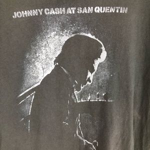 Johnny Cash one star black tee size S